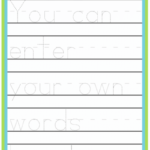 Abcd Tracing Worksheet Alphabetworksheetsfreecom 14 Best Images Of Preschool Handwriting