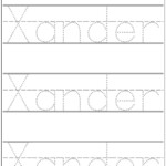 Blank Writing Practice Worksheet Free Kindergarten English Work