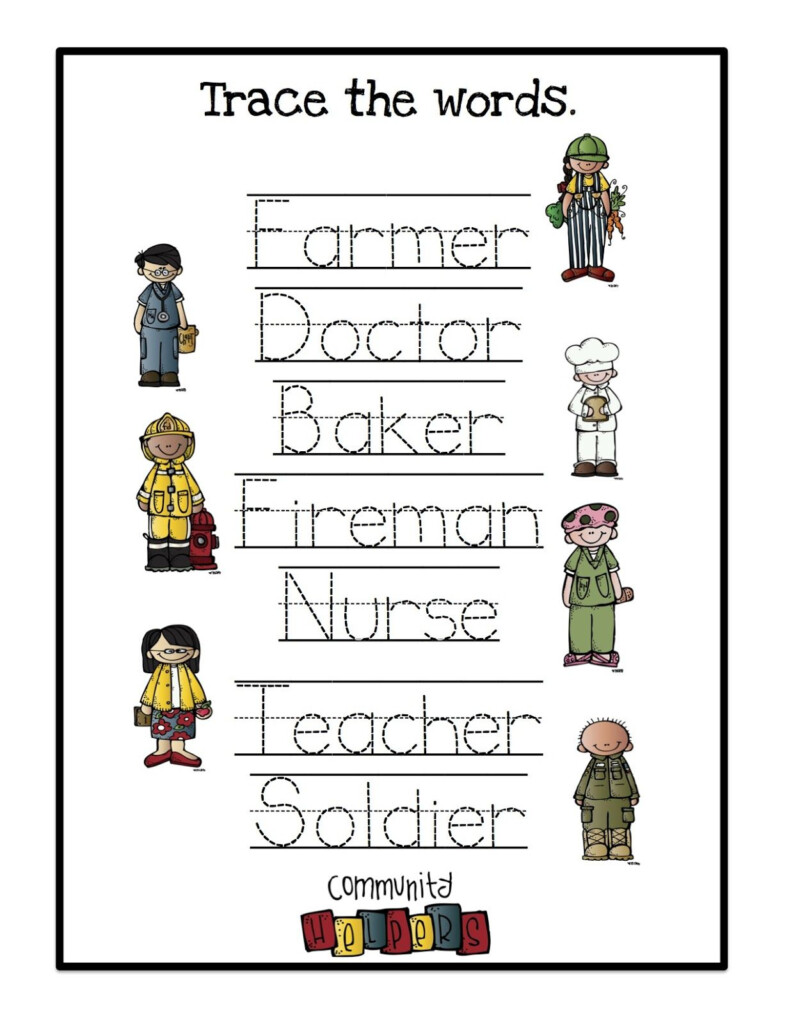 Community Helpers Kindergarten Worksheets In 2020 Community Helpers 