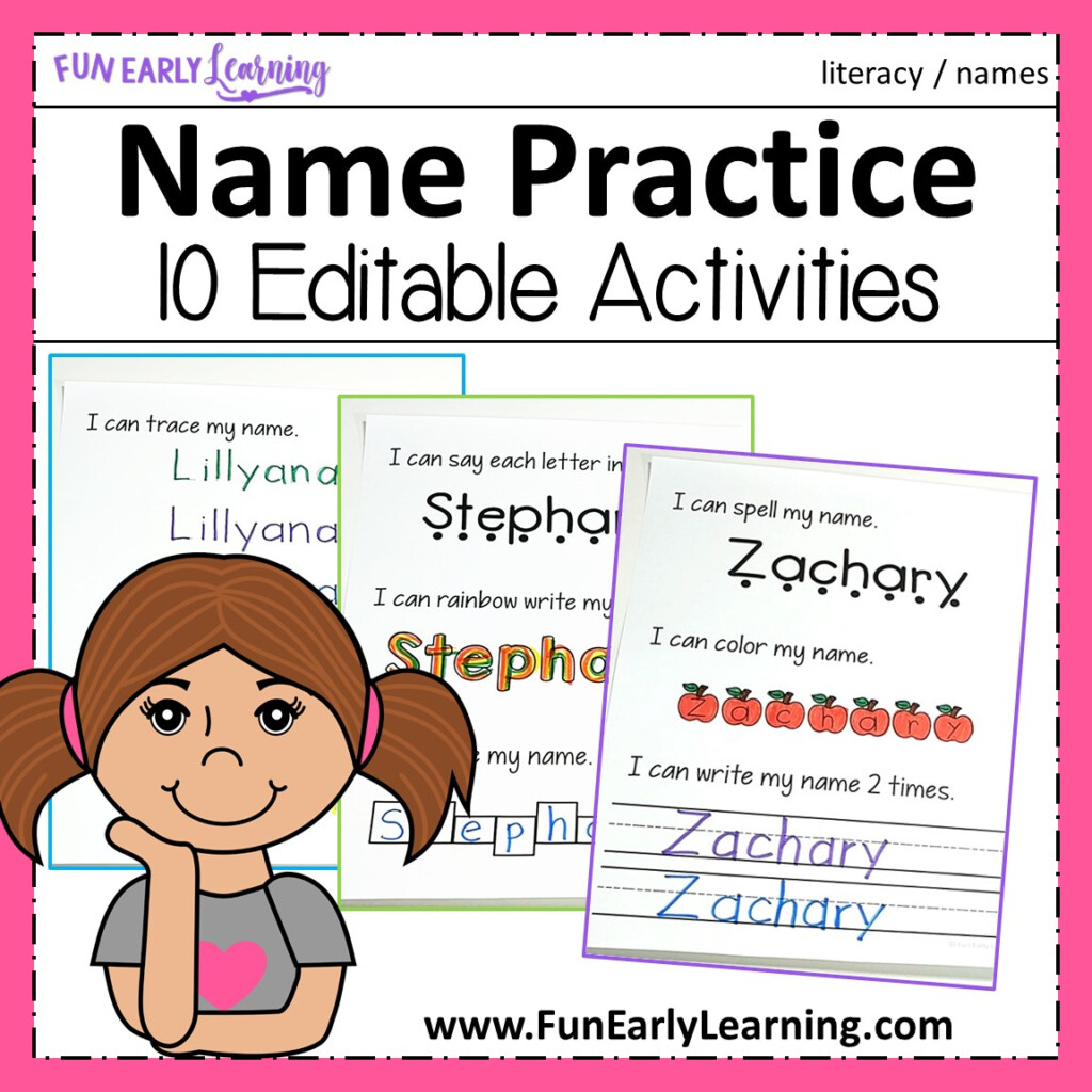 Createprintables Name Tracing Practice Original Daily Weekly Name 