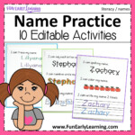 Createprintables Name Tracing Practice Original Daily Weekly Name