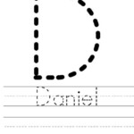 Daniel Worksheet Name Tracing Worksheets Preschool Names Preschool