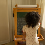 DIY ABC Letter Tracing Chalkboard Abc Letters Tracing Letters
