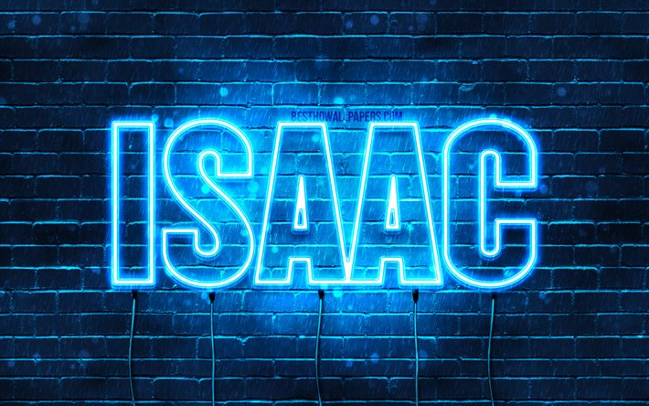 Download Wallpapers Isaac 4k Wallpapers With Names Horizontal Text