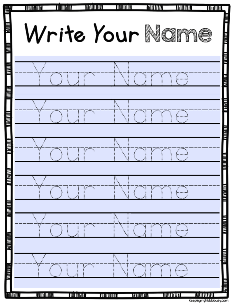 Editable Name Tracing Pages AlphabetWorksheetsFree