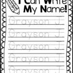 Editable Name Tracing Preschool AlphabetWorksheetsFree