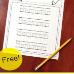 Editable Name Tracing Sheet Kindergarten Names Preschool Writing Preschool Names