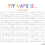 Editable Name Writing Worksheet Tracing Sheetscustom Kid Etsy Canada