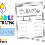 Free Name Tracing Editable Worksheet Printable Form Templates And Letter