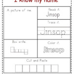 Free Name Tracing Worksheets For Preschool Free Printables