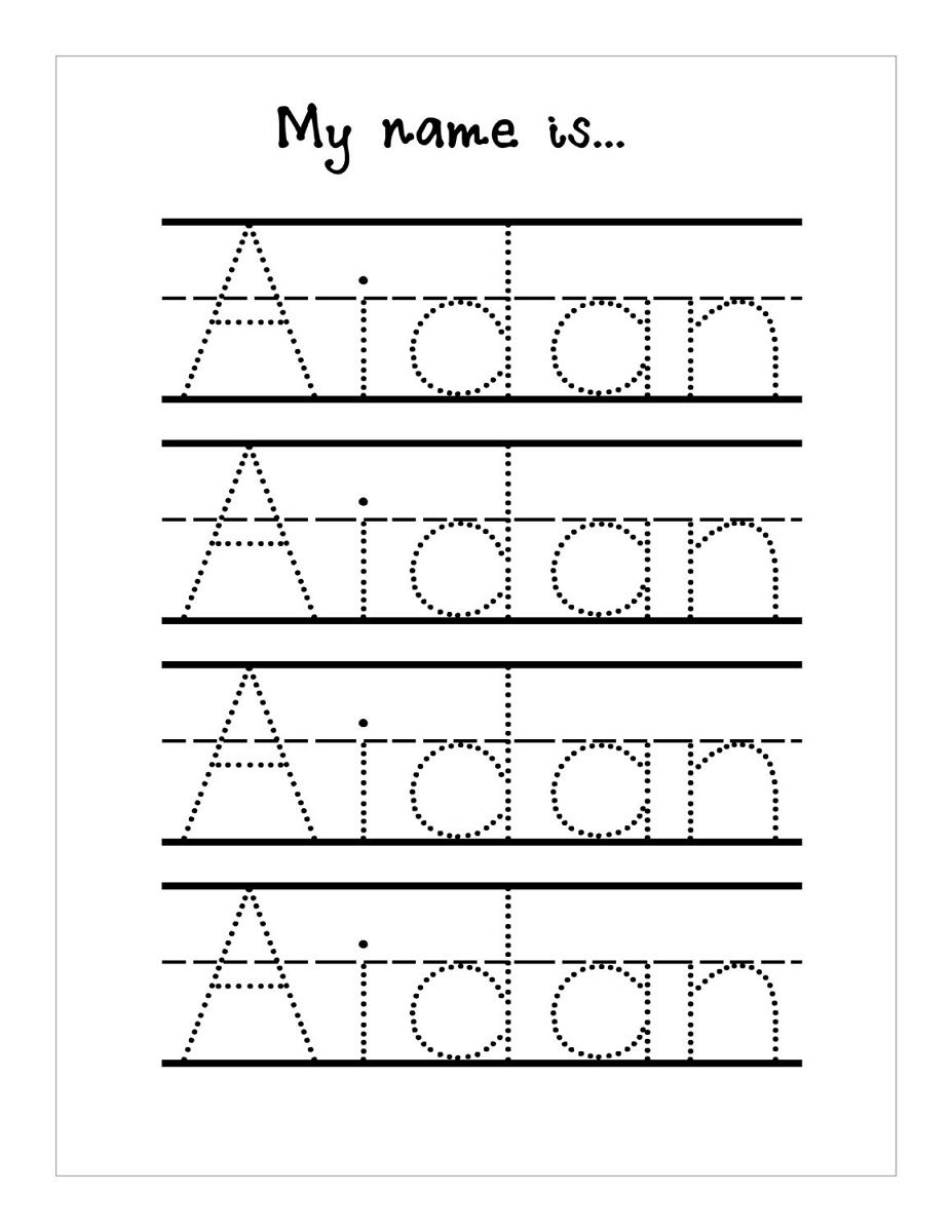 Tracing Printable Custome Name Name Tracing Worksheets