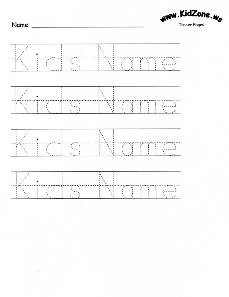 Free Printable Name Tracing Worksheets AlphabetWorksheetsFree