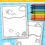 Free Printable Ocean Tracing Worksheets The Keeper Of The Memories