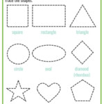 Free Printable Shape Tracing Worksheets Shape Tracing Worksheets