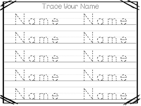 Genius Name Tracing Printable Roy Blog