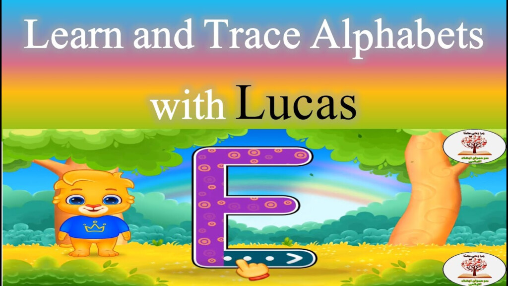 Learn And Trace Alphabets With Lucas Learn Alphabets With Sounds 