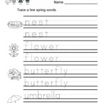Motions Preschool Worksheet