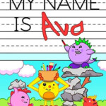 My Name Is Ava Personalized Primary Tracing Workbook For Https