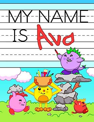 My Name Is Ava Personalized Primary Tracing Workbook For Https 