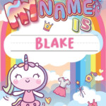 My Name Is Blake Personalized Primary Tracing Book Learning How To