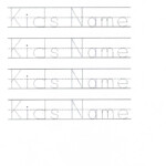 My Name Is Tracing Worksheet Dot To Dot Name Tracing Website