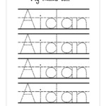 Name Tracing Maker Alphabetworksheetsfreecom Name Tracing Worksheet