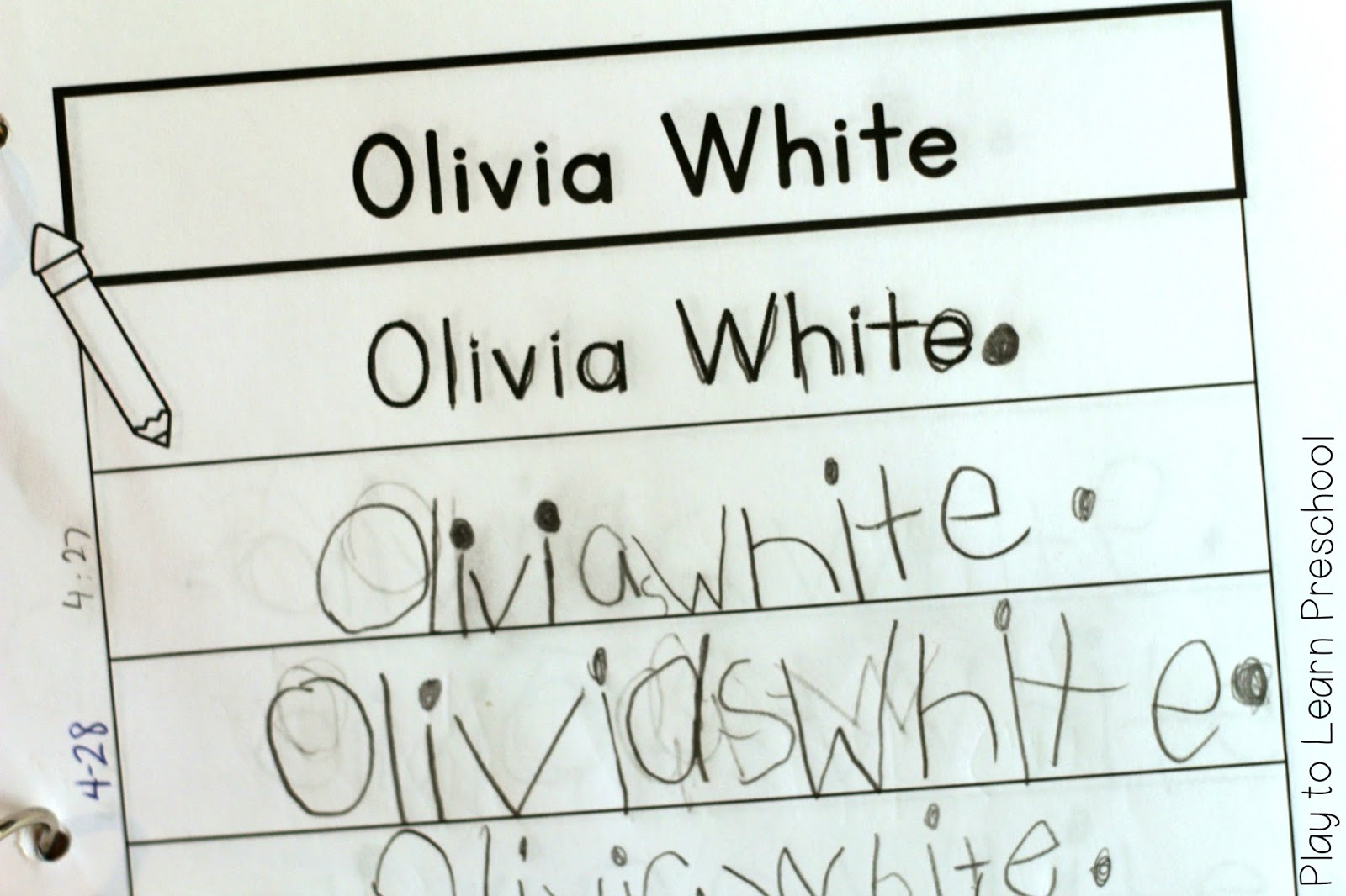 Name Tracing Olivia AlphabetWorksheetsFree