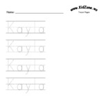 Name Tracing Printables Worksheet24