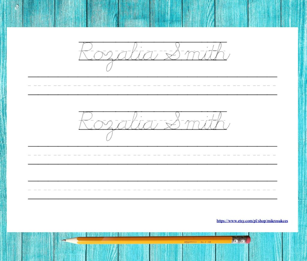 Name Tracing Worksheet Evans Nametracing Worksheets