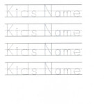 Name Tracing Worksheet Generator Free AlphabetWorksheetsFree