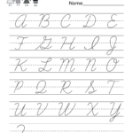 Name Tracing Worksheets Cursive AlphabetWorksheetsFree