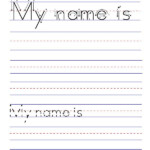 Name Writing Practice Handwriting Freebie Kindergarten Names Name