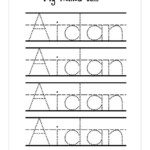 Pre K Name Tracing Sheets AlphabetWorksheetsFree