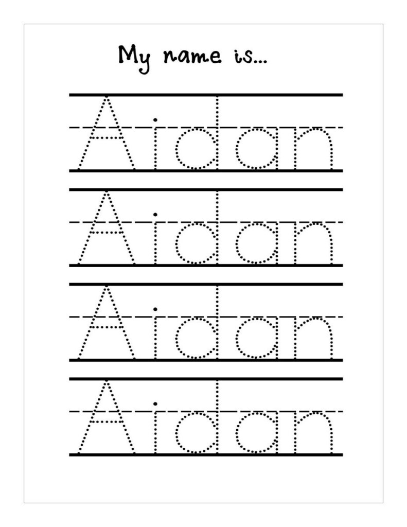 How To Make A Name Tracing