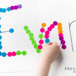 Rainbow Name Tracing Activity Preschool Inspirations