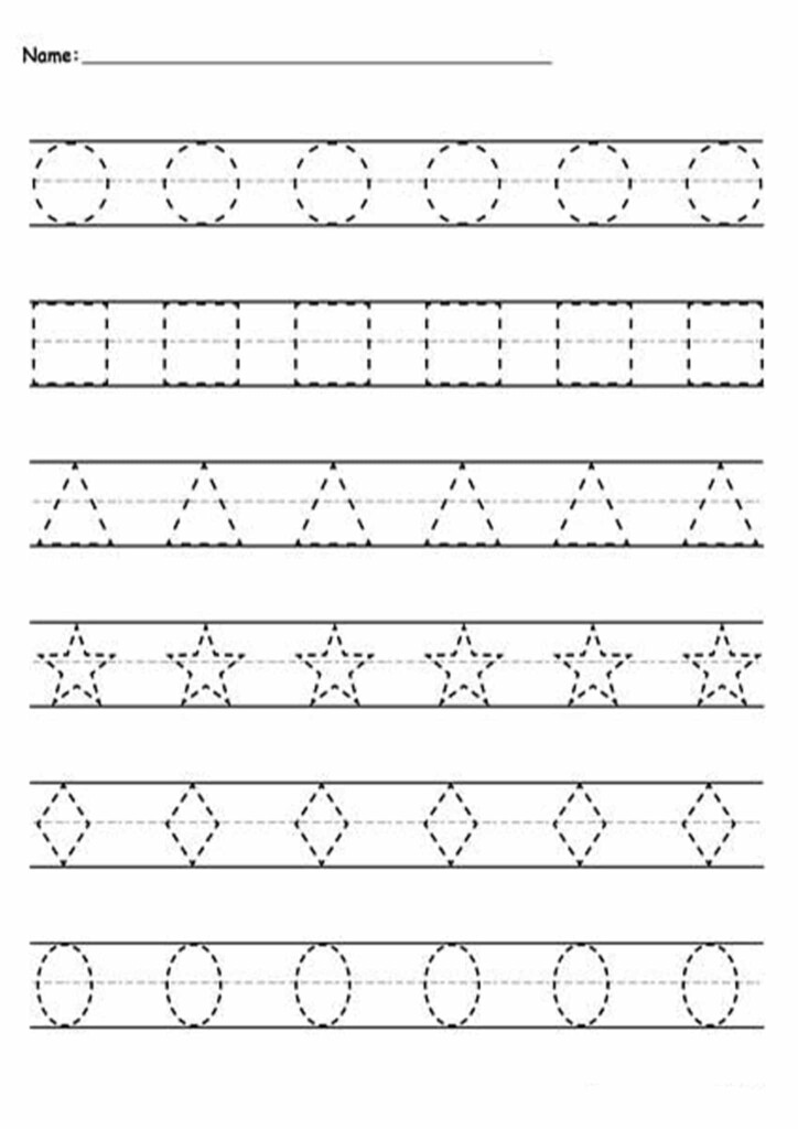 Tracing Lines Practice Printable For Toddlers Preschool Tracing Free 