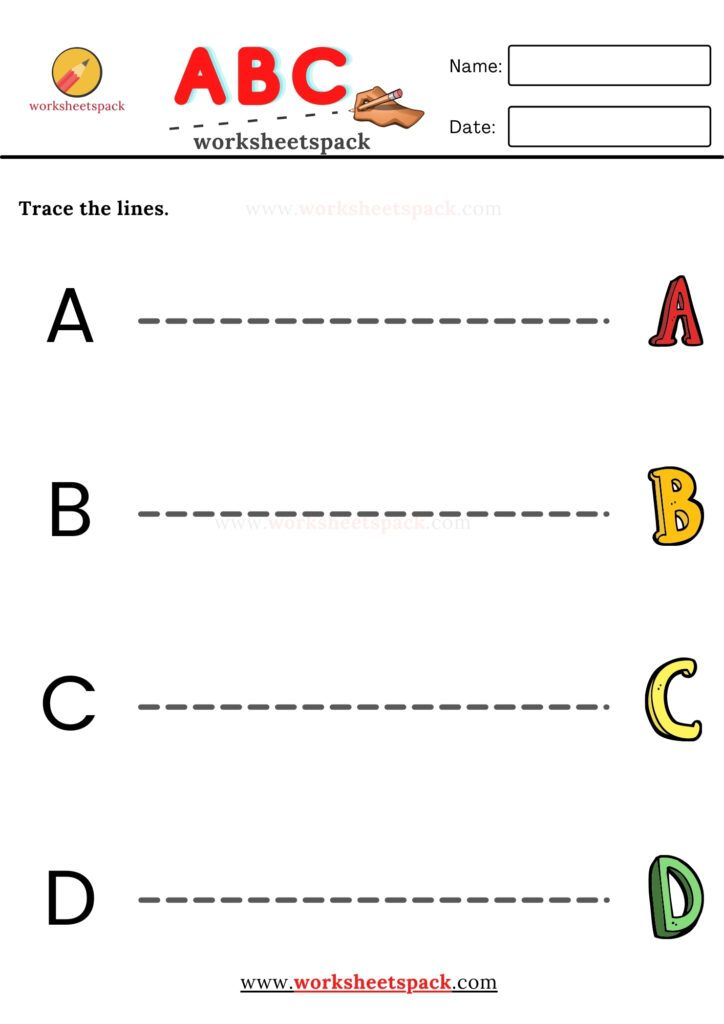 Tracing Lines Worksheets For Toddlers Printable And Online Worksheets 