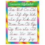 Trend Enterprises Cursive Alphabet Zanerbloser Chart Wayfair Cursive